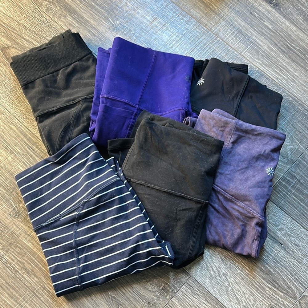 6 Pairs Athleta Leggings